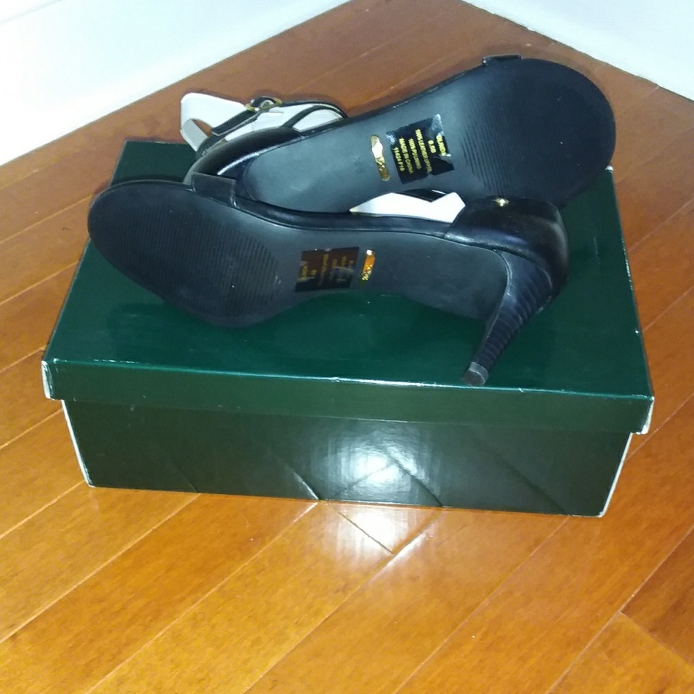 🆕️Ralph Lauren Ankle Strap Leather Dress Sandals - Picture 8 of 8